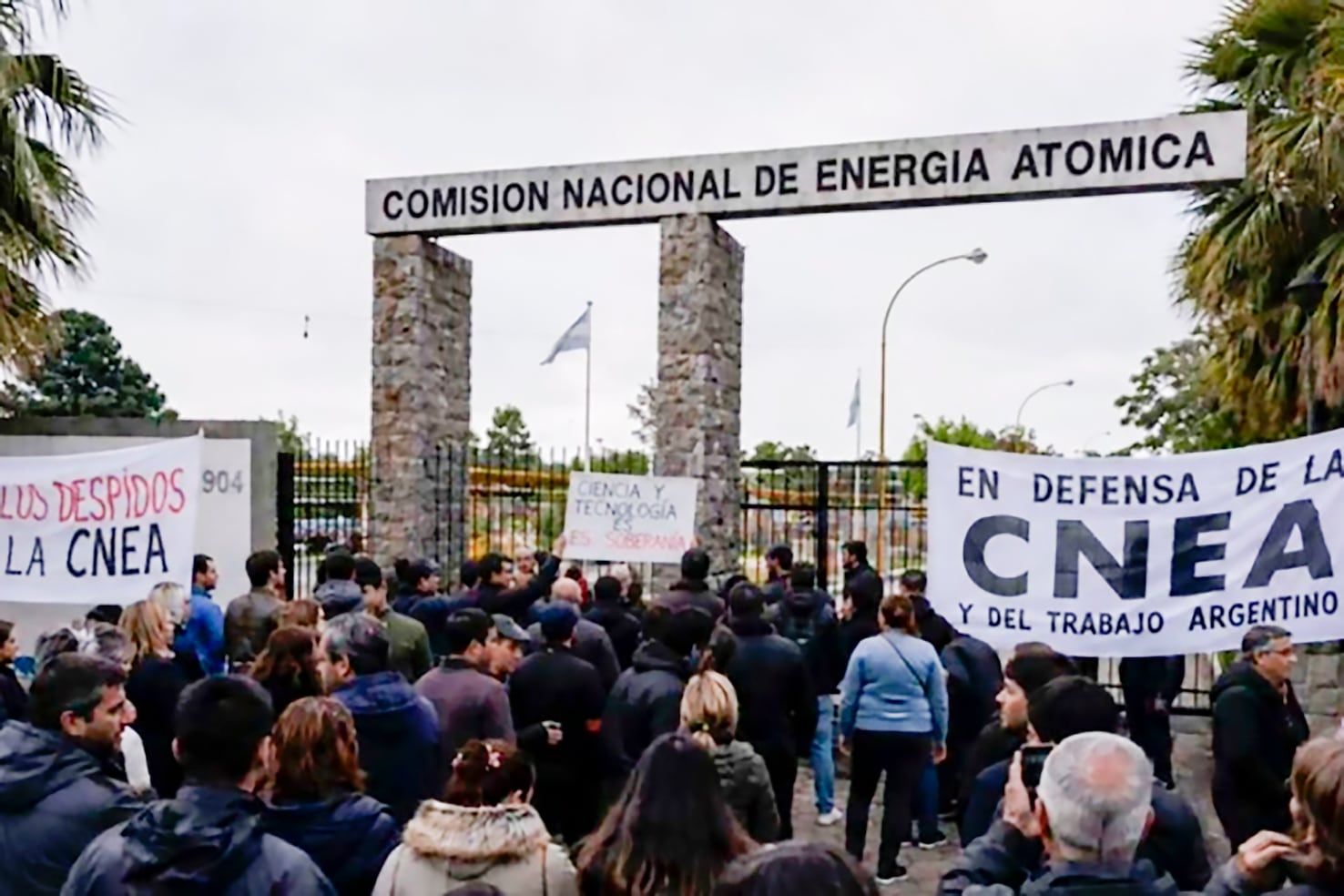 Protesta Trabajadores CNEA
