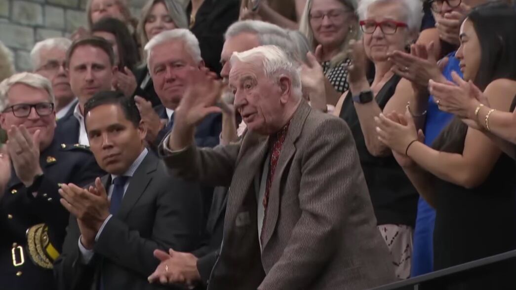 El homenaje a Hunka (foto) desató denuncias públicas de organizaciones de derechos humanos y de la comunidad judía