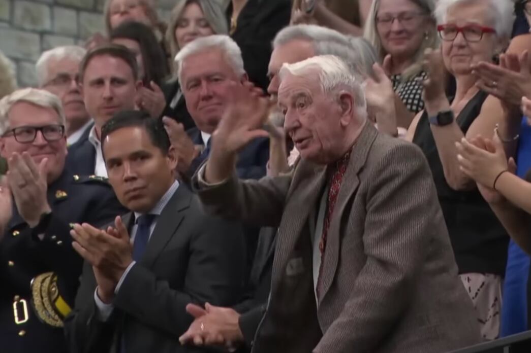 El homenaje a Hunka (foto) desató denuncias públicas de organizaciones de derechos humanos y de la comunidad judía