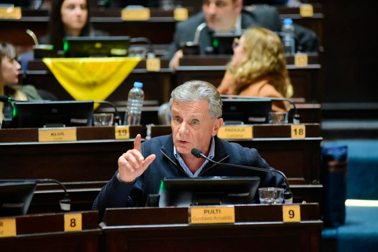 Gustavo Pulti, diputado provincial de Unión por la Patria. 