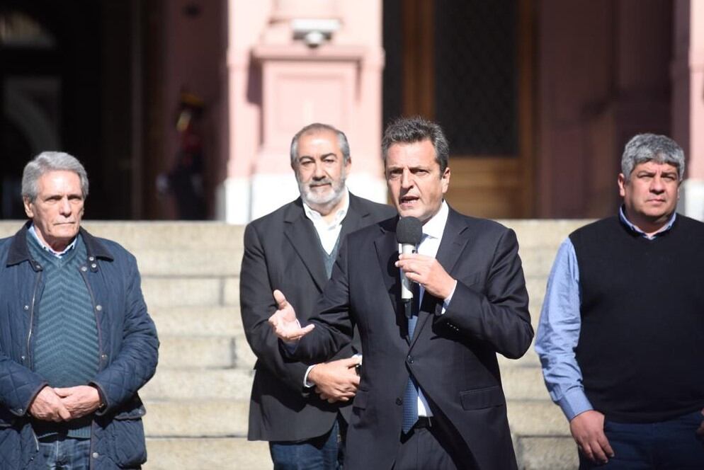 Massa, durante el anuncio del aumento del mínimo no imponible de Ganancias (Diputados).