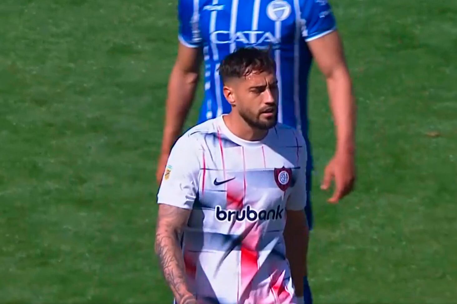 Facundo "El Pocalo" Fydriszewski luego de haber fallado el penal.