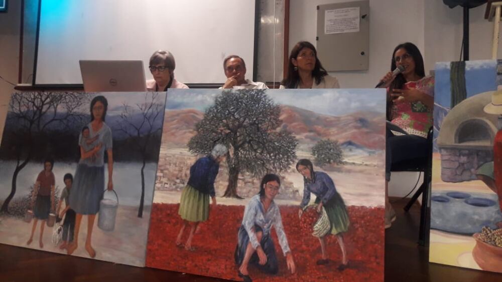 Stella Bianchi, Marcelo Rodríguez, Cristina Sanz y Soraya Ataide 