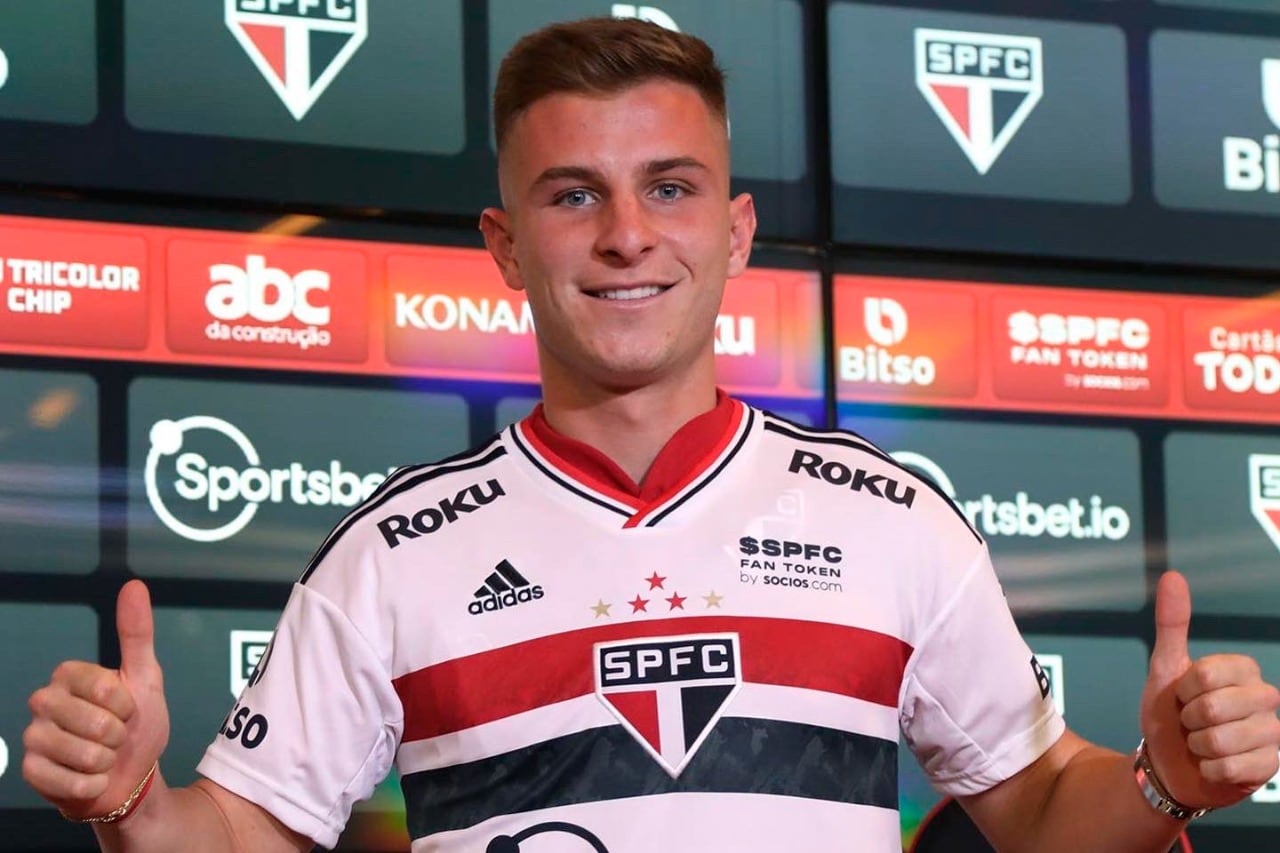 Galoppo durante su presentación oficial en el club paulista