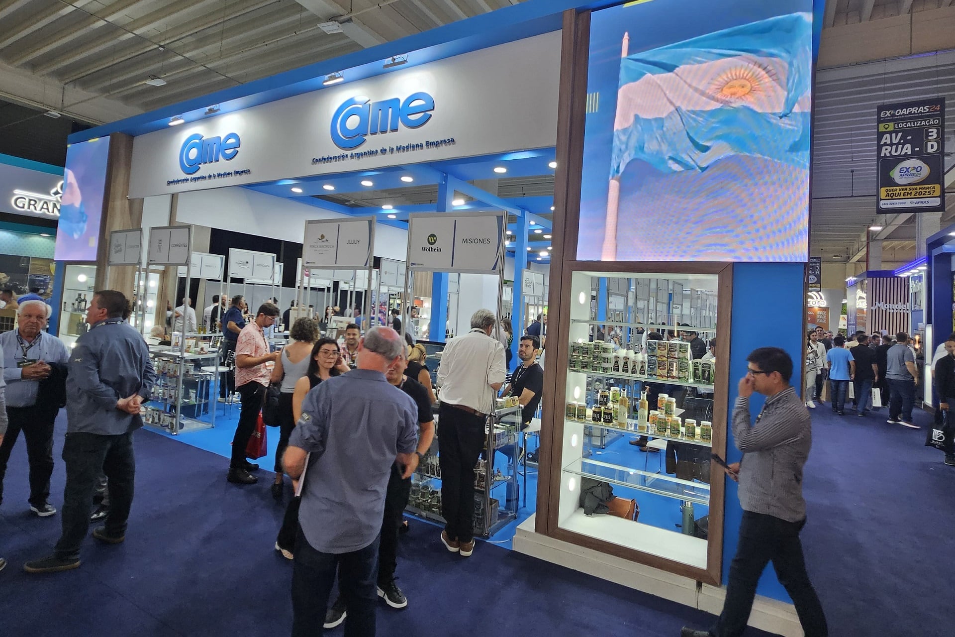 Mas de 90 empresarios argentinos buscan colocar sus productos en Brasil