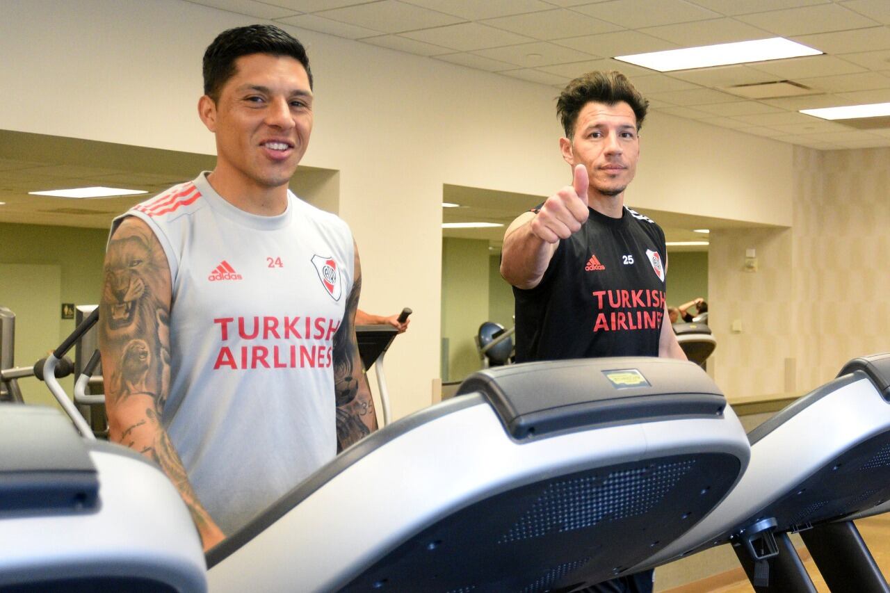 Enzo Pérez y Enrique Bologna. Buen vivir millonario en Orlando