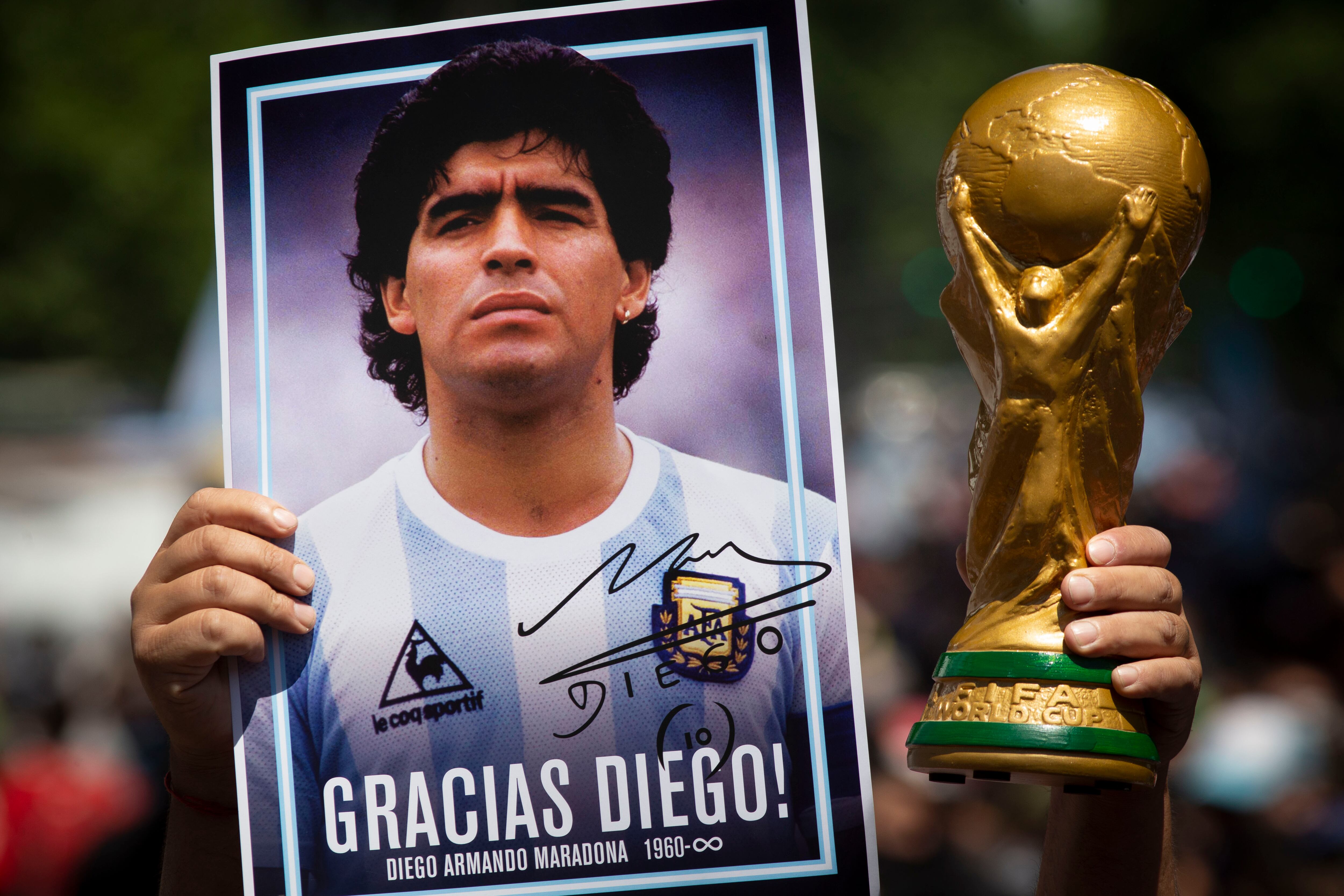 Diego Maradona y la Copa del Mundo. 