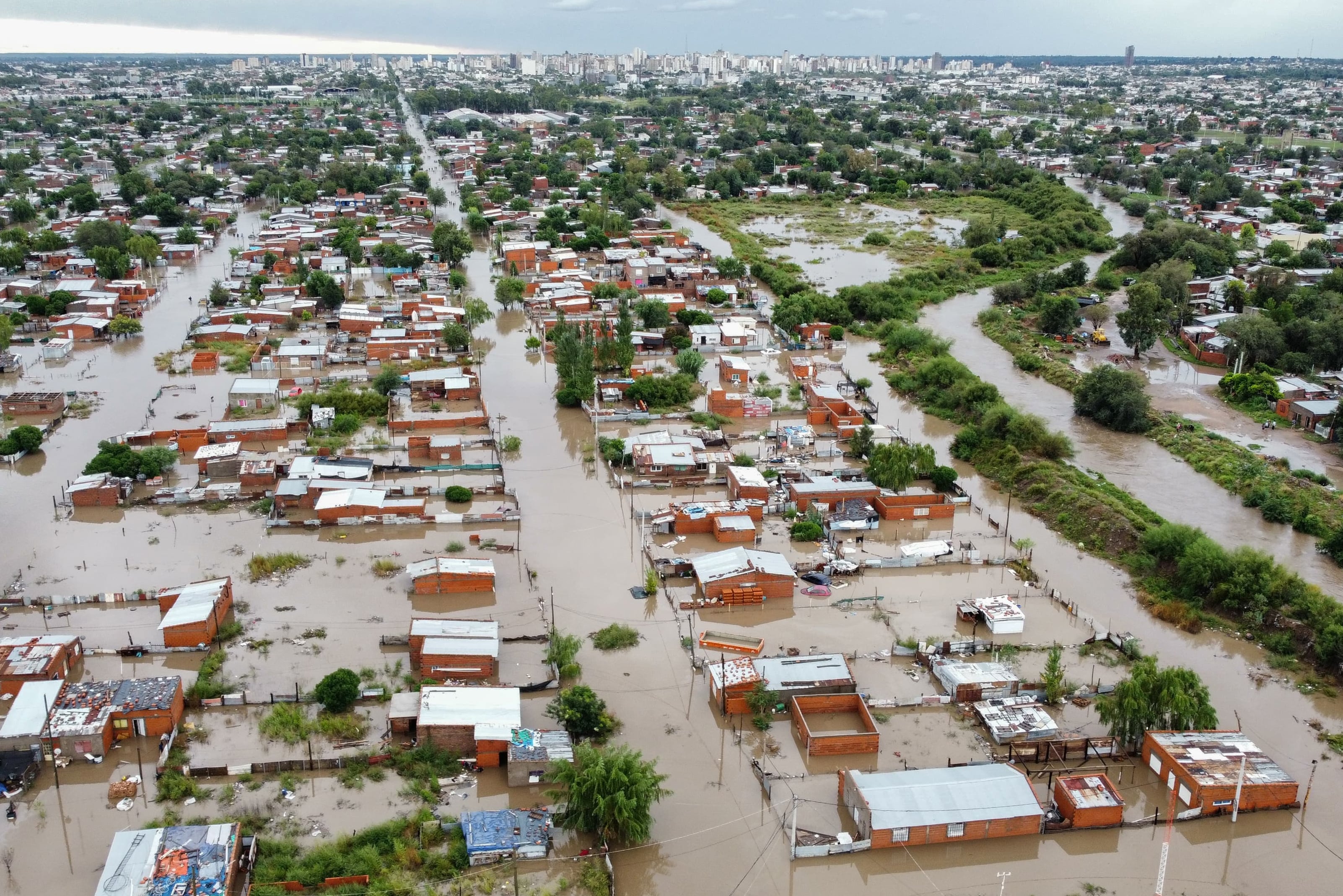 Inundacion Bahia Blanca-10/03/2025