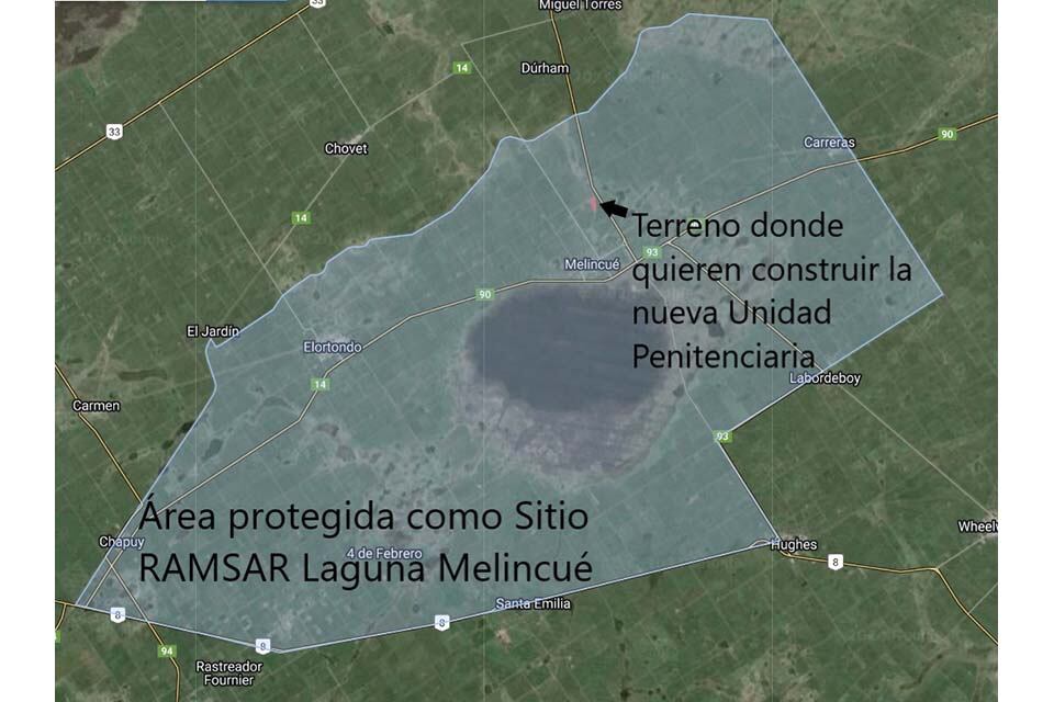 "Se presenta la oportunidad histórica para que el traslado sea fuera del Sitio Ramsar", dicen los vecinos.