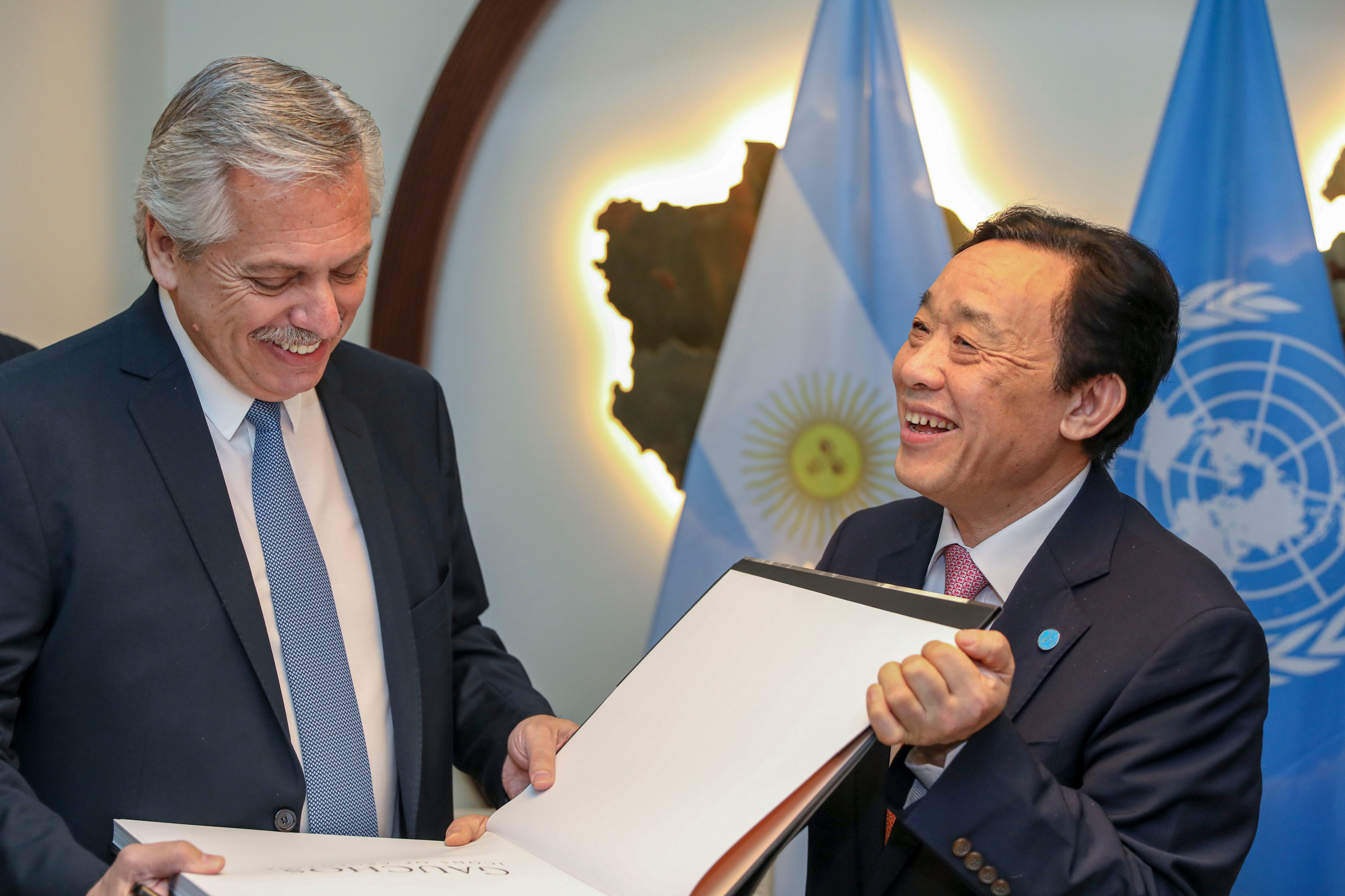 La de esta mañana en Roma es la primera conversación entre el Presidente y el director de la FAO.