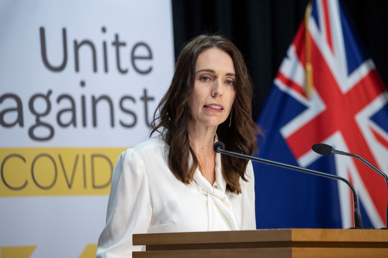 La primera ministra de Nueva Zelanda, Jacinda Ardern.