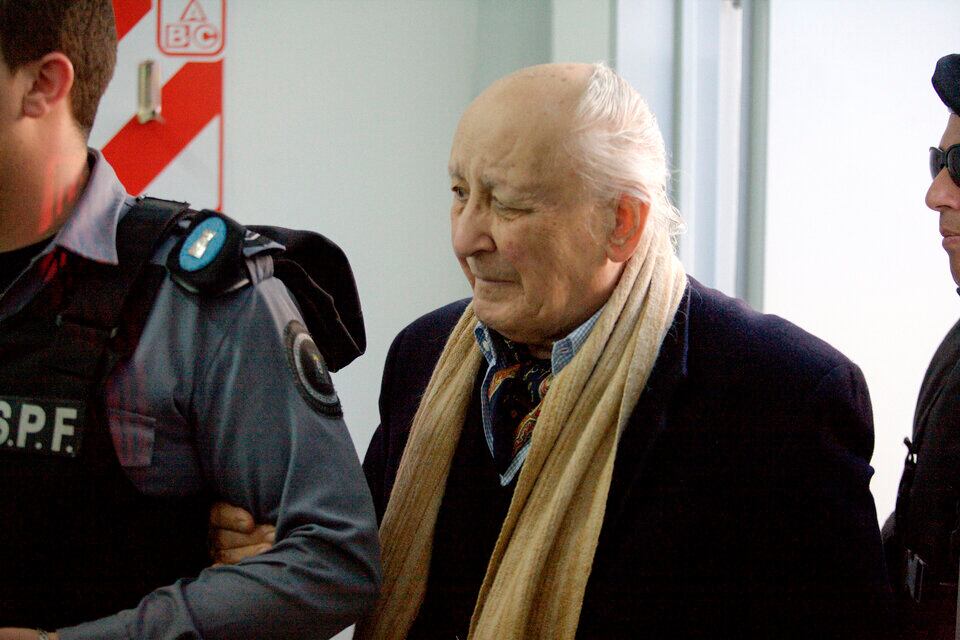 Riveros, en una de sus últimas comparecencias ante la Justicia. 