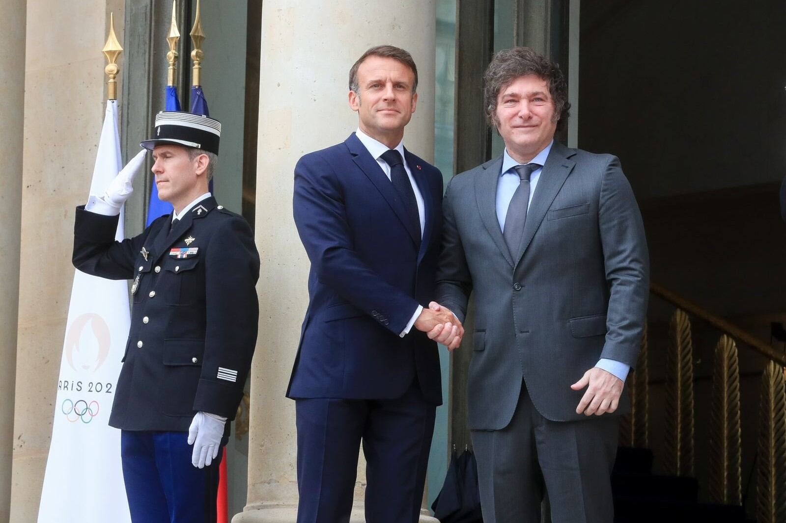 La Agenda Presidecial de Milei en los JJ.OO Paris 2024, en plena tensión con Francia y los carteles en su contra. (Imagen: X/@OPRArgentina)