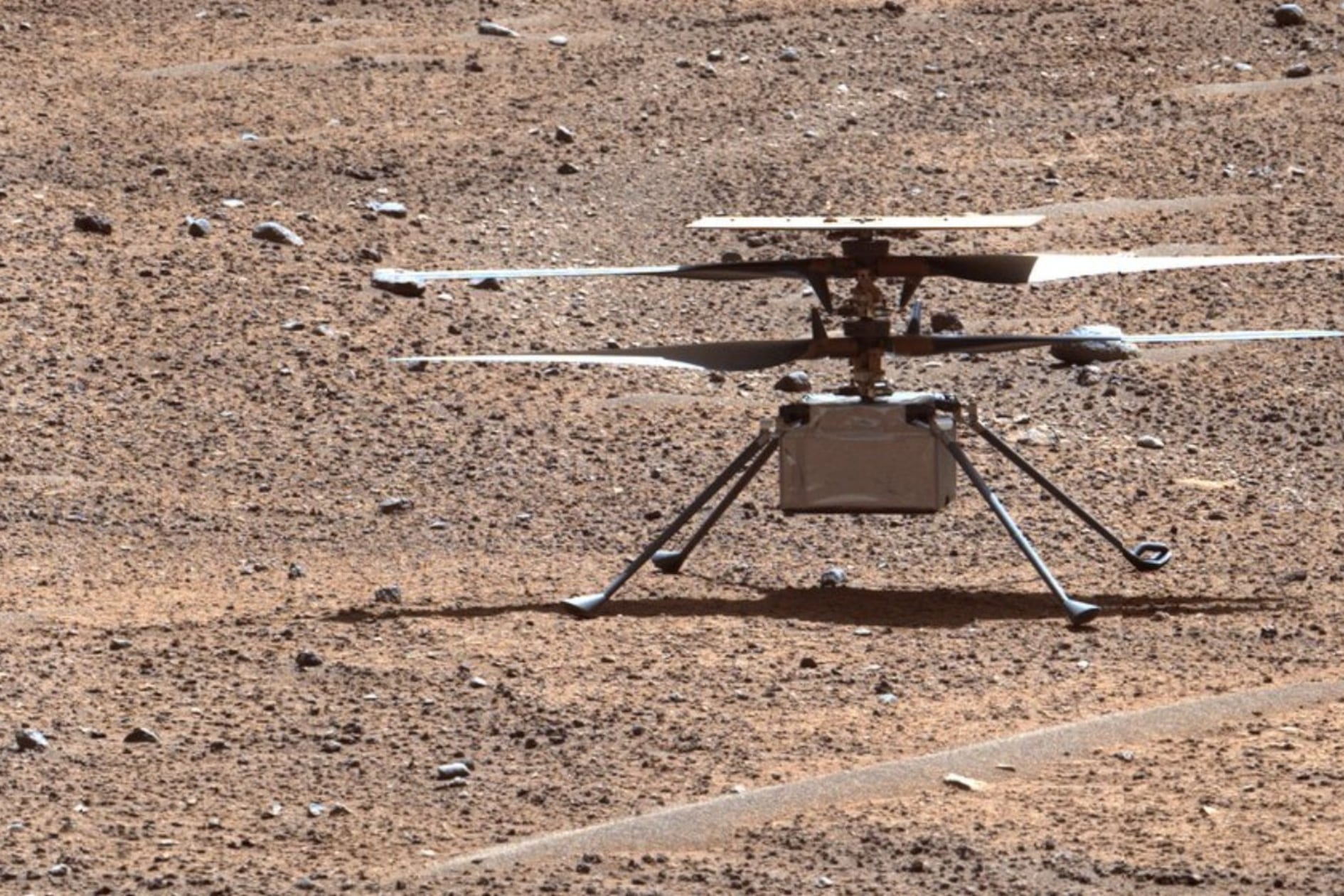 Ingenuity demostró una asombrosa tenacidad y adaptabilidad. Imagen: NASA.