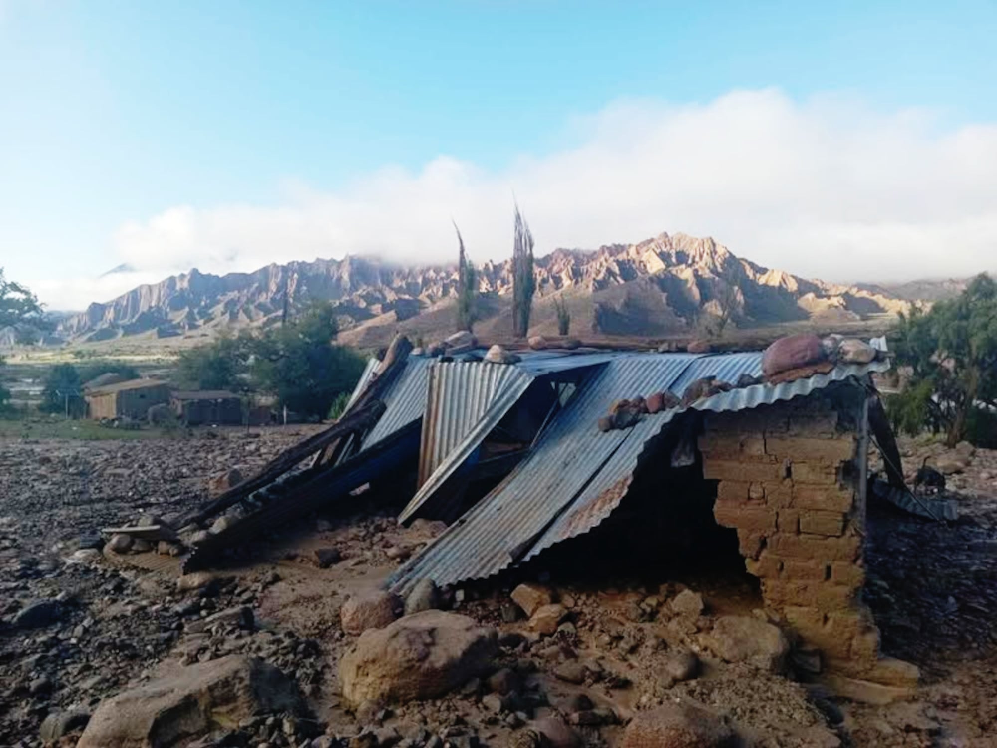 En la Quebrada del Toro, después del último temporal