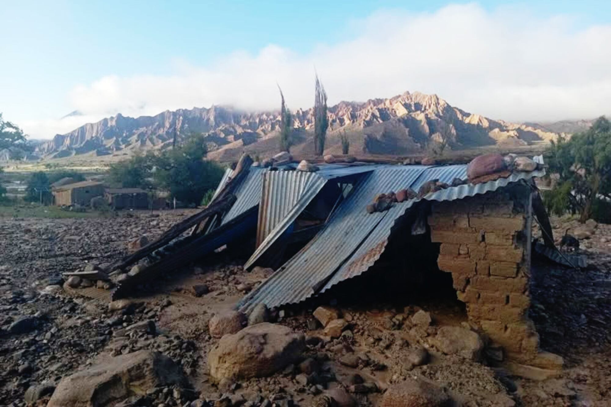 En la Quebrada del Toro, después del último temporal