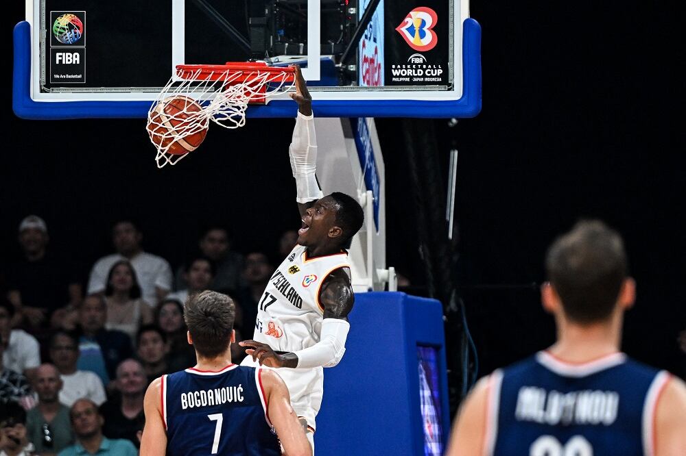 Dennis Schröder, la gran figura de Alemania, la vueca ante Bogdan Bogdanovic, el apagado crack de Serbia