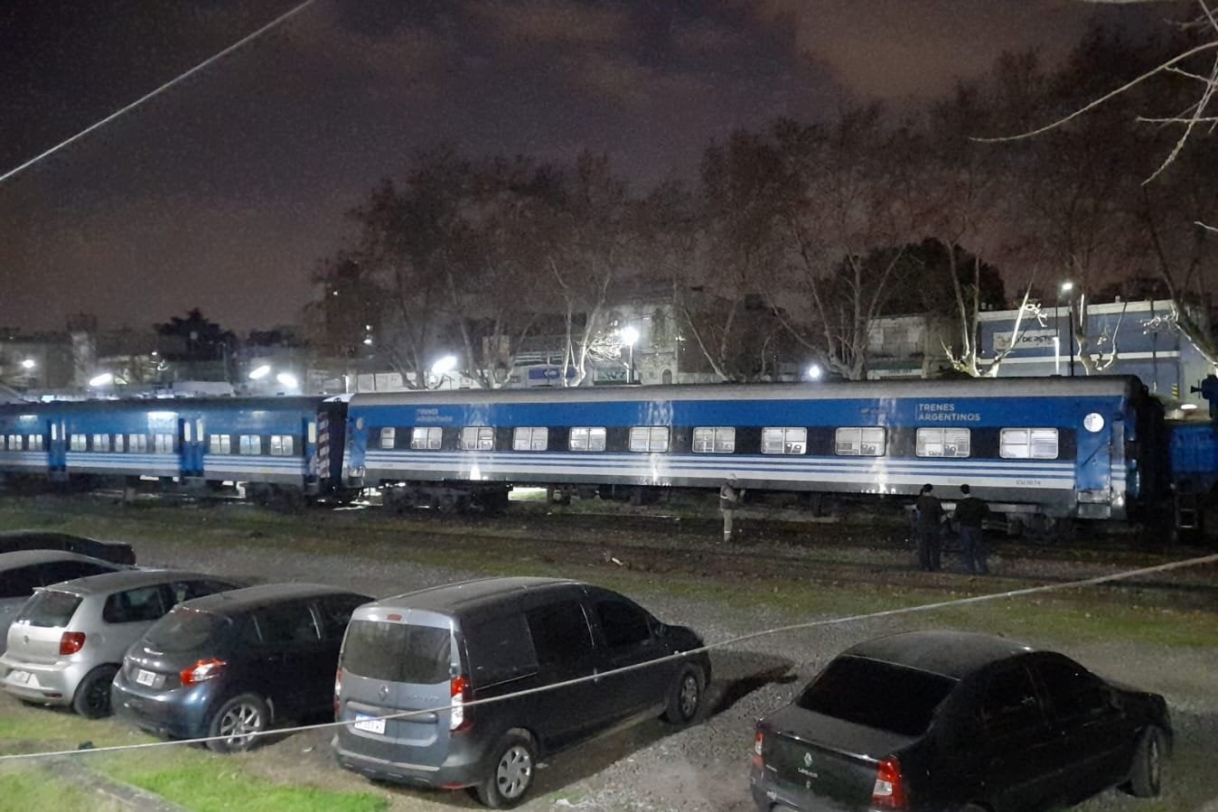 Descarriló un tren de la línea Mitre