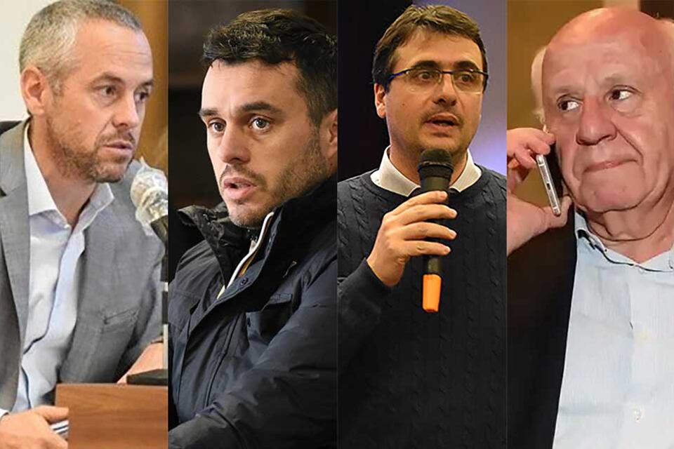 Boggiano, Valentini, Chale y Tessandori.