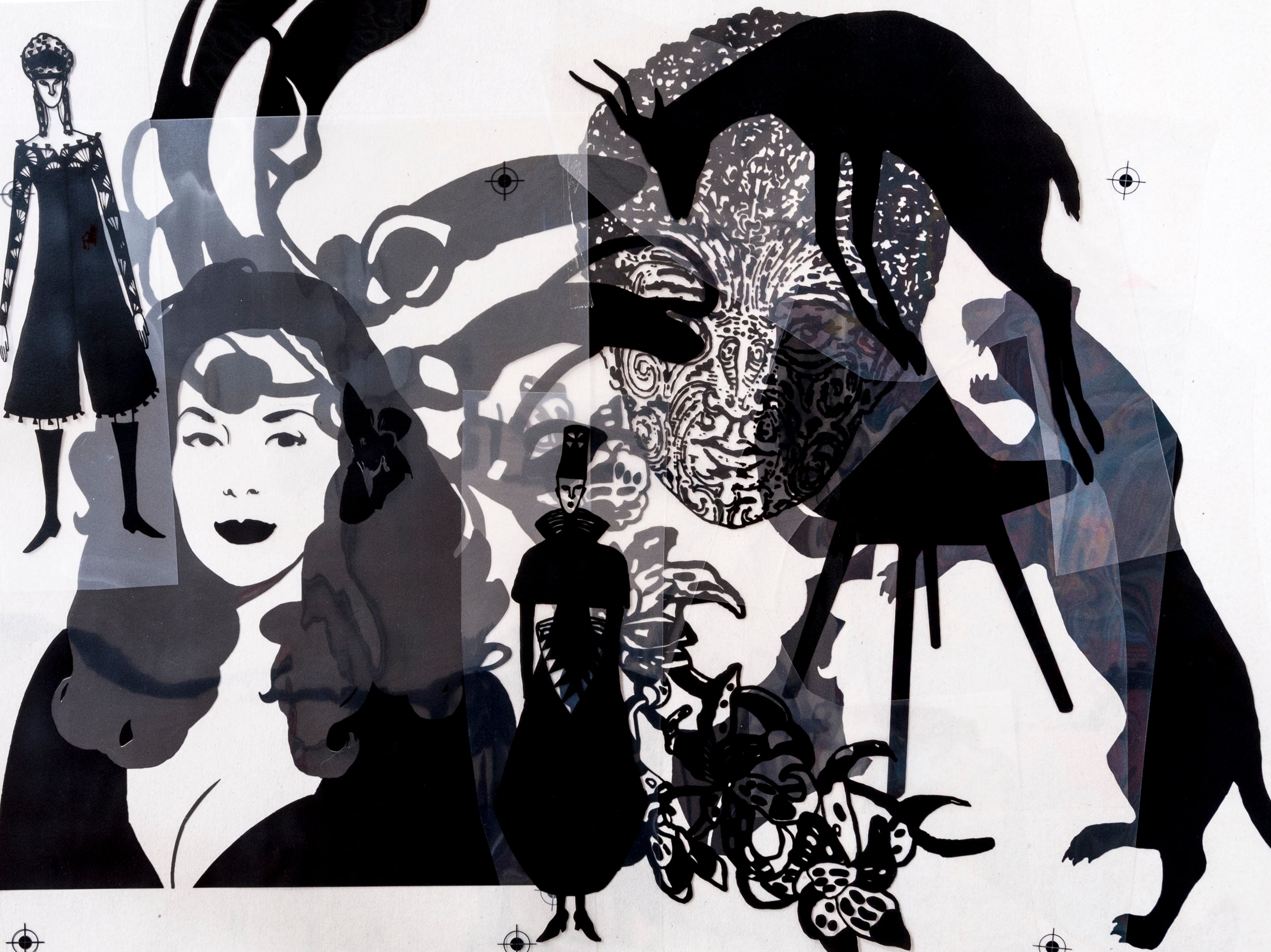 Estampa blanco y negro, Carolina Antoniadis