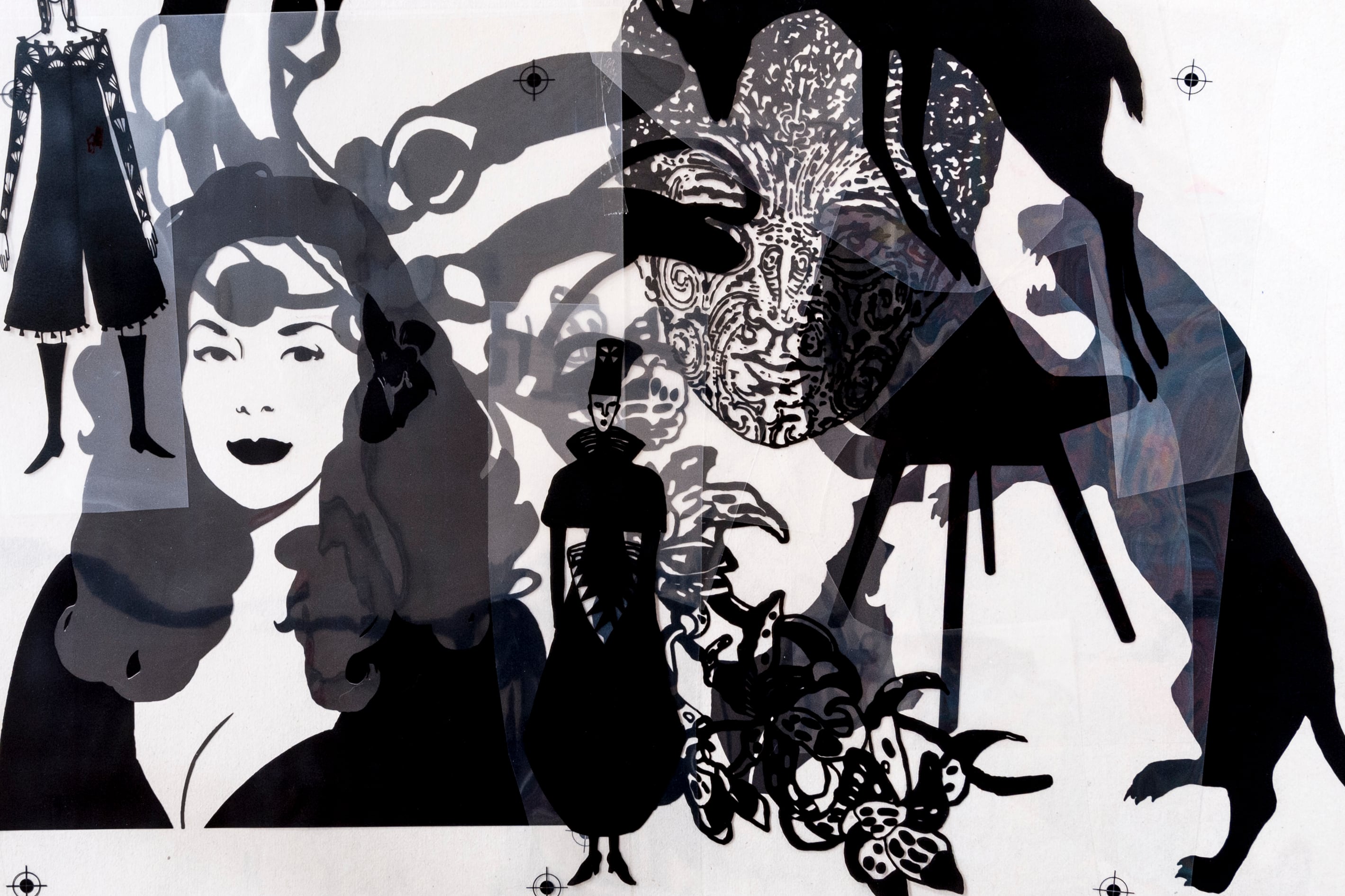 Estampa blanco y negro, Carolina Antoniadis