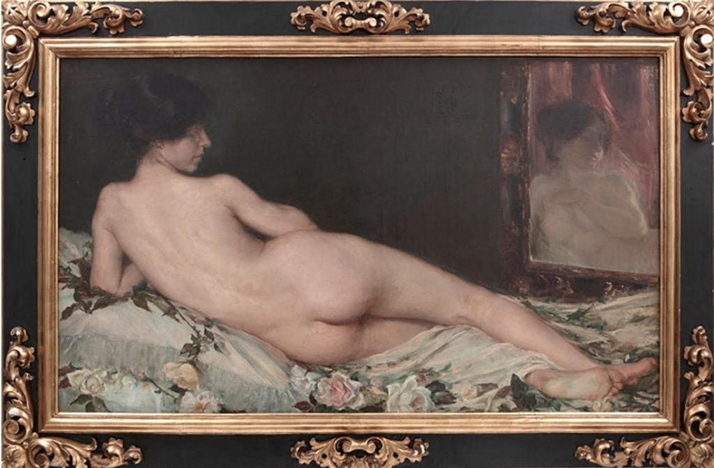 Aurelia Navarro, la artista a la que encerraron por pintar un desnudo.