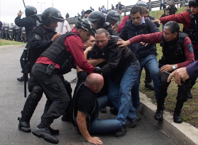 Sergio Berni sobre el accionar de la Policía de la Ciudad: “Complicó las cosas”. Imagen: Télam.