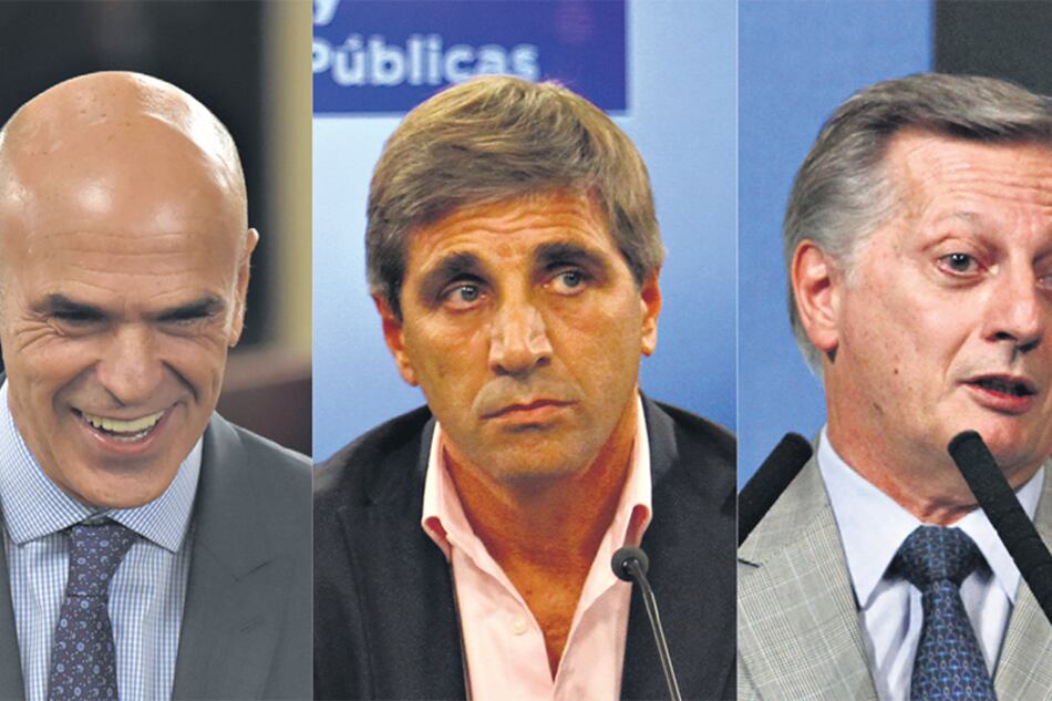 En el top 3: Arribas, acusado de cobrar coimas de Odebrecht. Caputo, padre de la deuda, y Aranguren, de los tarifazos.