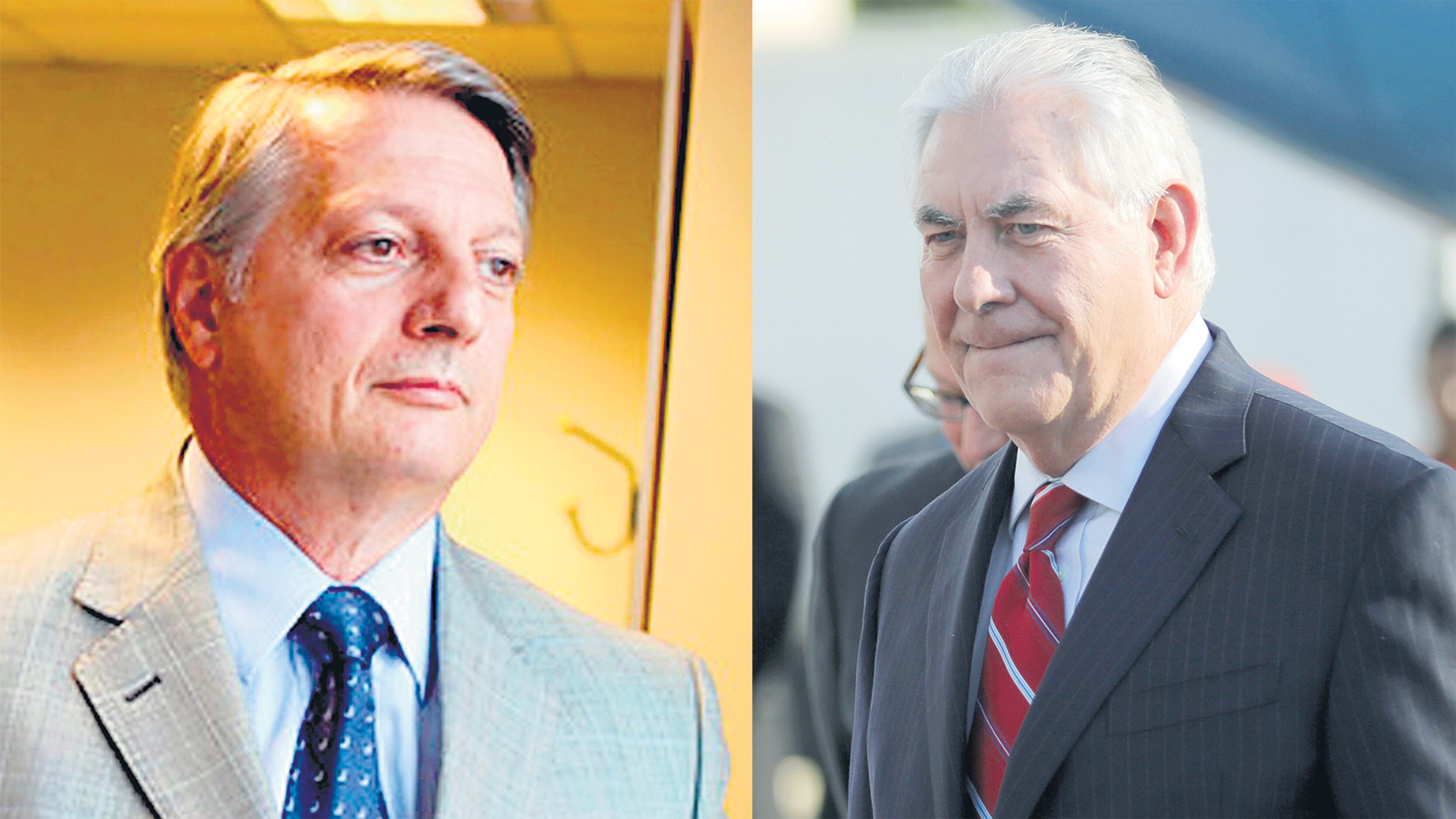 Aranguren, ministro de Energía. Rex Tillerson, jefe del USDA.