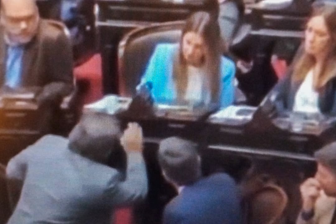 Cristian Ritondo y Silvia Lospennato tuvieron un cruce fuerte durante la votación.