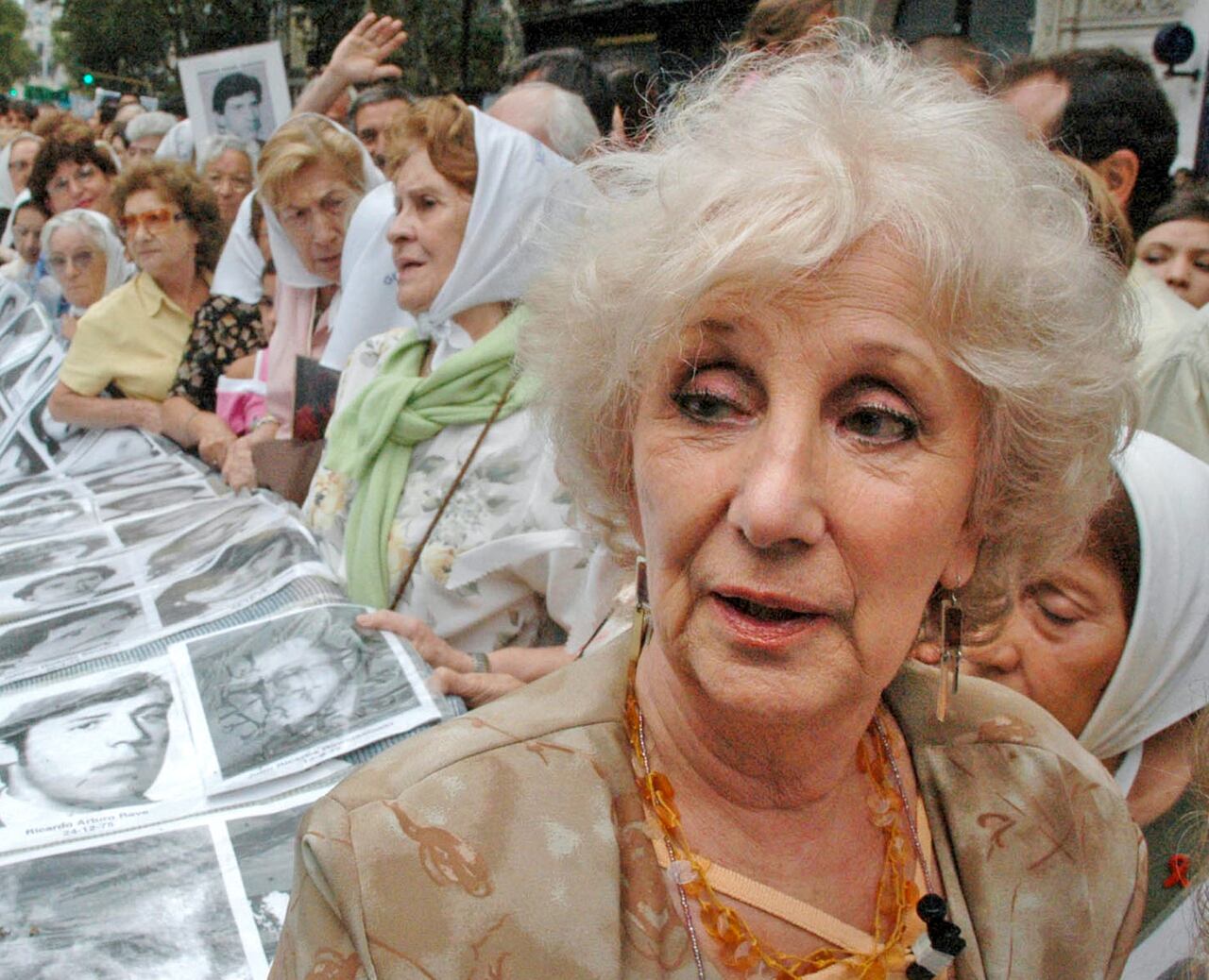 Estela de Carlotto, titular de Abuelas de Plaza de Mayo.
