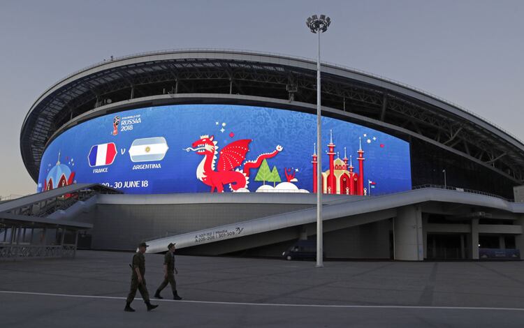 El estadio Kazán Arena, escenario del partido de hoy.
