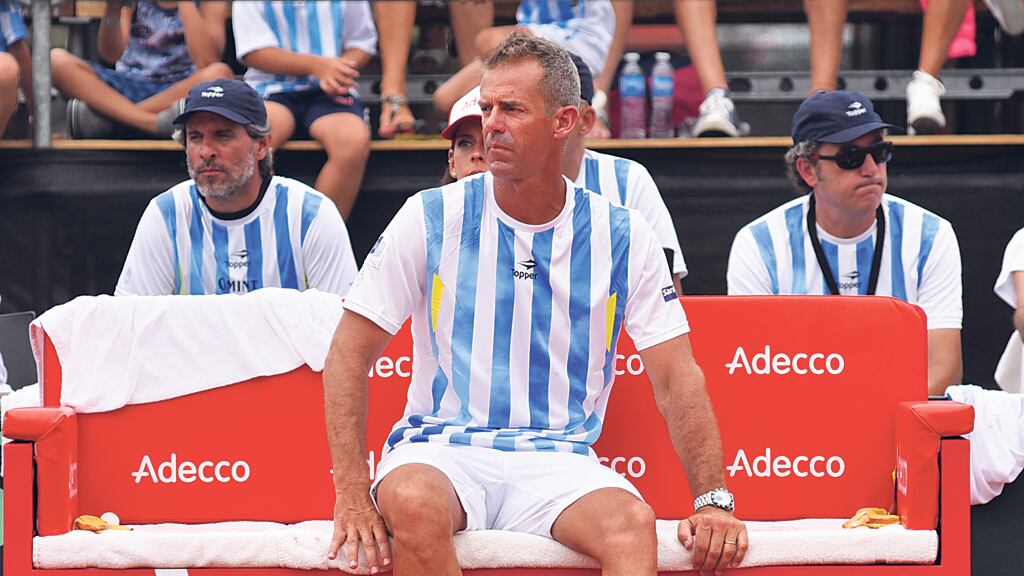 Daniel Orsanic, capitán del equipo argentino de Copa Davis.