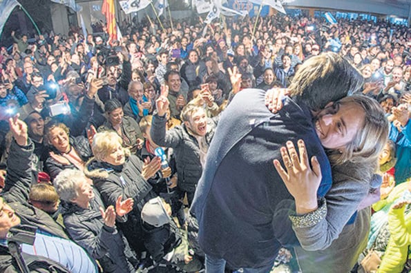 Martín y María Emilia Soria celebraron en Roca.