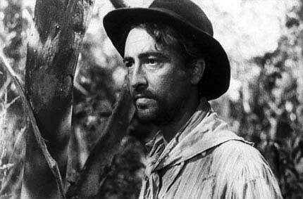 Hugo del Carril en "Las aguas bajan turbias" (1952).
