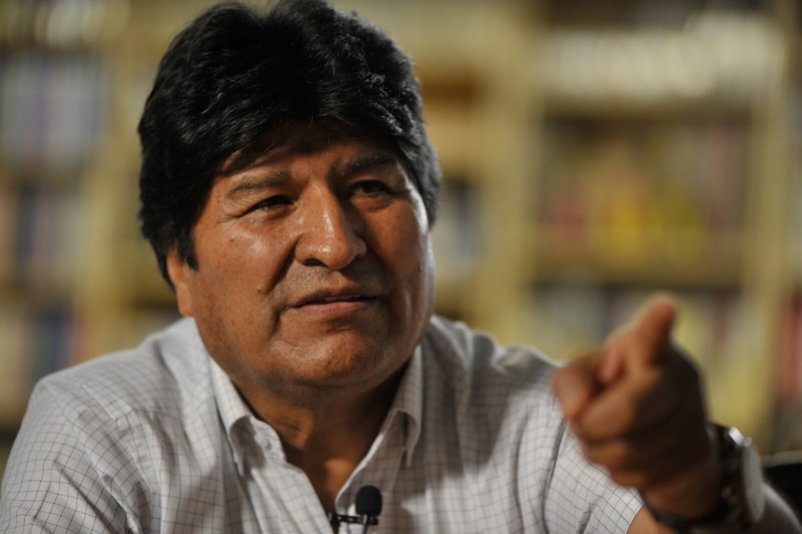 Migraciones le prohibió a Evo Morales la a Perú.