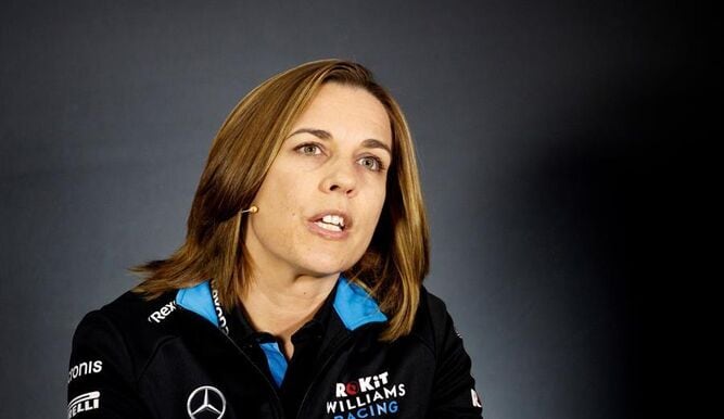 Claire Williams, la última de la dinastía en permanecer en el equipo que fundó su padre. 