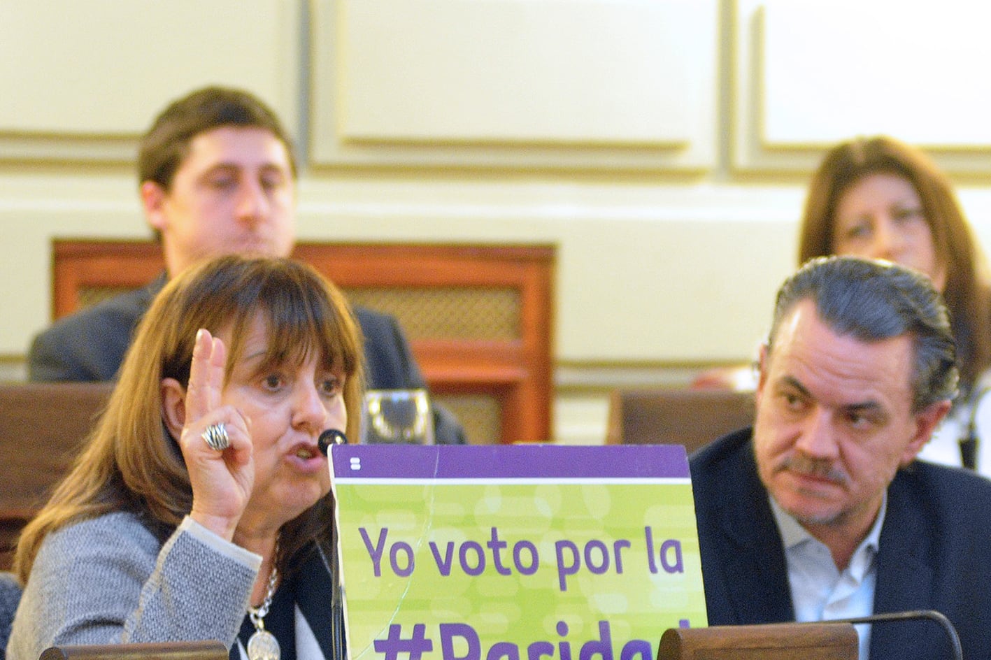 Los diputados Gutiérrez y Galassi expusieron sus argumentos.