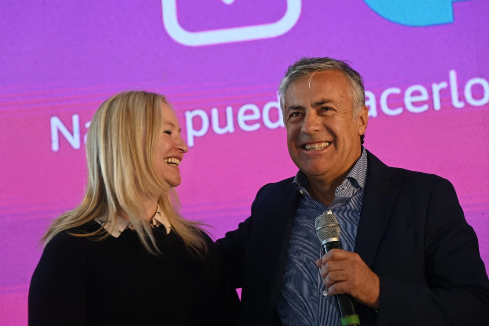 Alfredo Cornejo y Hebe Casado, candidatos del frente Cambia Mendoza. Imagen: @alfredocornejo
