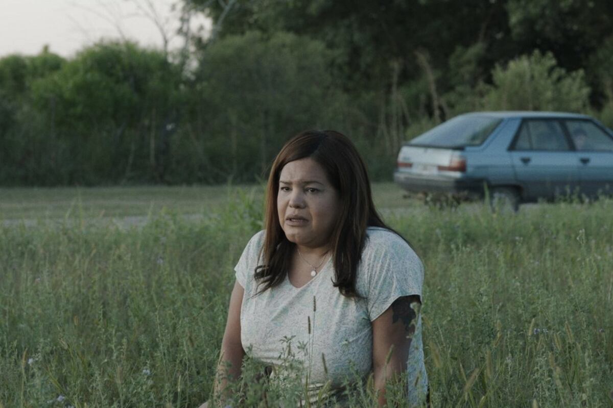 Romina Escobar en "Nosotros nunca moriremos", de Eduardo Crespo.