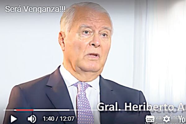 El general Heriberto Atuel, uno de los testimonios reivindicatorios de la represión en el documental.