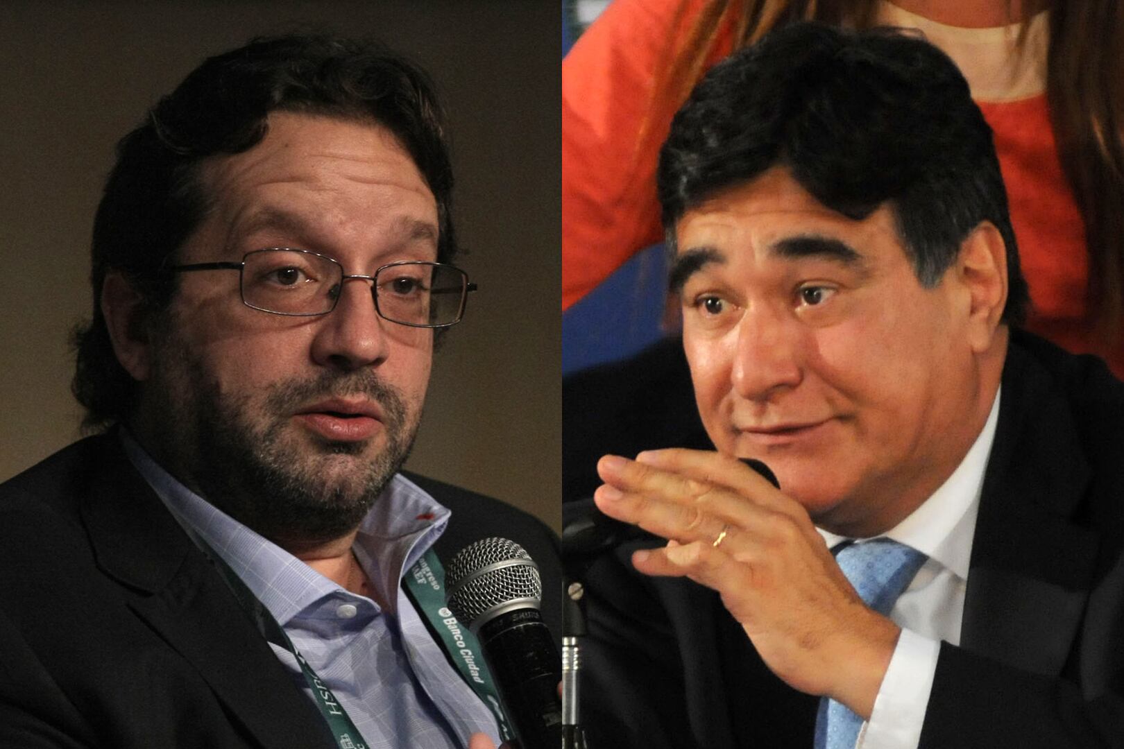 Marco Lavagna y Carlos Zannini.