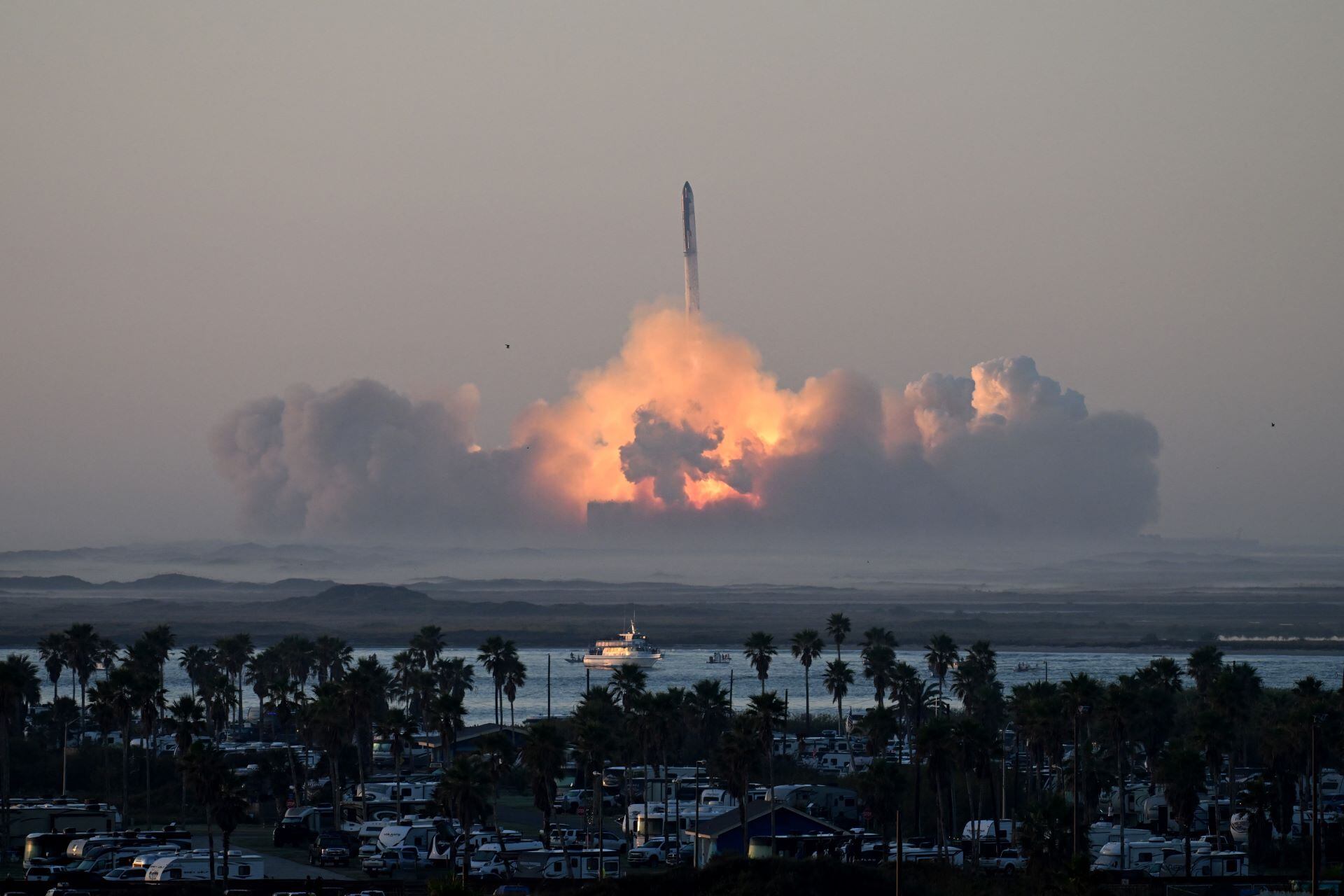 Lanzamiento del Starship en Texas.