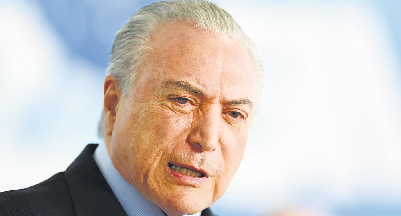 La popularidad de Temer no ha dejado de caer desde que se estableció en el Planalto, tras la destitución de Dilma.