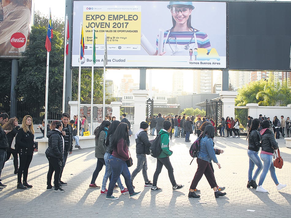 La Expo Empleo Joven dejó en evidencia el aumento de la desocupación.