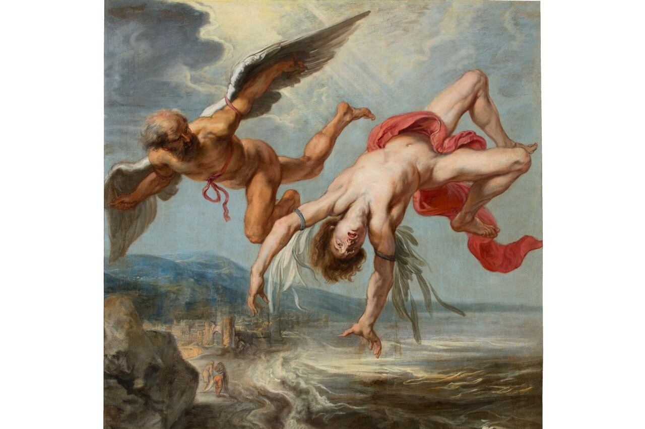 La caída de Ícaro, de Jacob Peter Gowy.