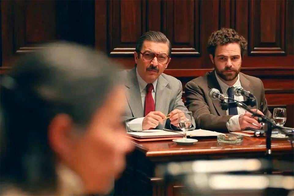 Darín y Lanzani en los papeles de los fiscales Strassera y Moreno Ocampo.