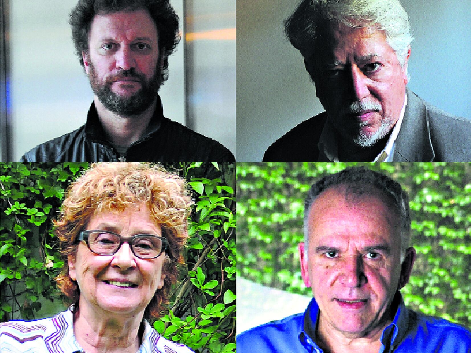 Benjamín Avila, Luis Puenzo, Lita Stantic y Marcelo Piñeyro.