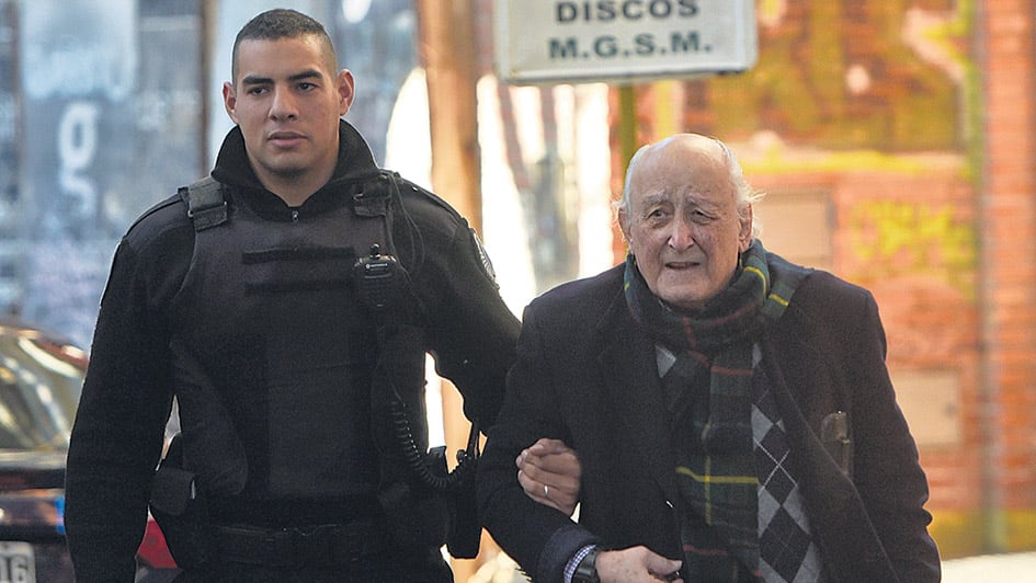 El represor Santiago Omar Riveros, ex jefe de Institutos Militares de Campo de Mayo.