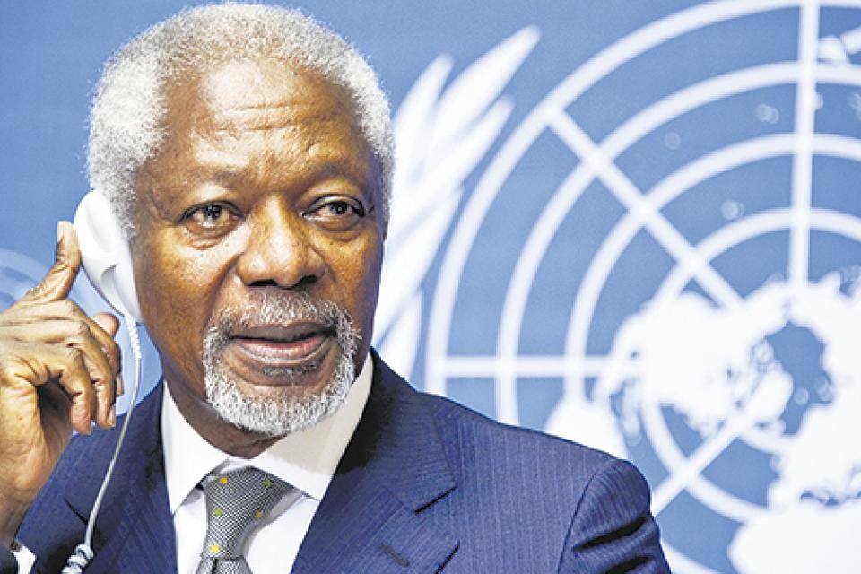 Kofi Annan murió el 18 de agosto de 2018